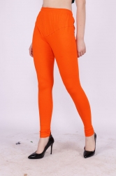 Orange Color Churidar Leggings